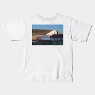 Coast Guard Cottages, The Seven Sisters, East Sussex Kids T-Shirt